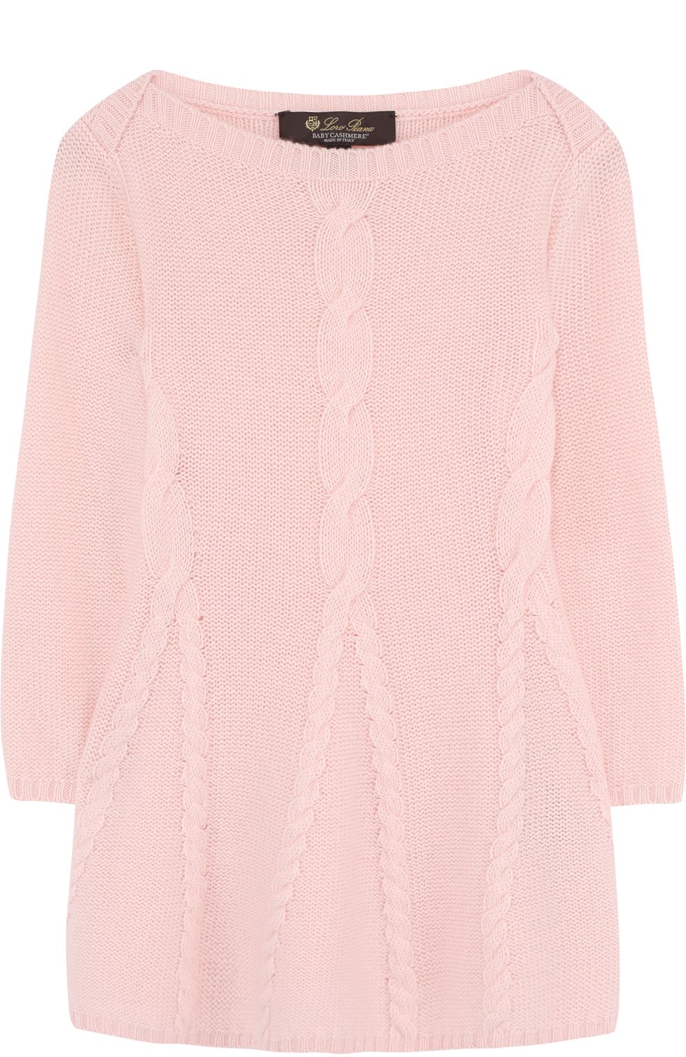 Кашемировое платье с фактурным узором LORO PIANA, арт. FAG3881, фото 1