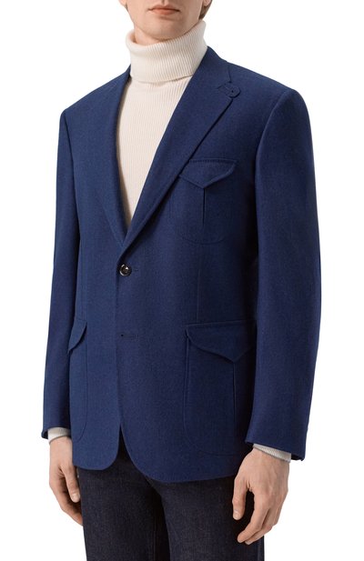 Шерстяной пиджак STEFANO RICCI, арт. S1RF432SH3/W0002I, фото 4