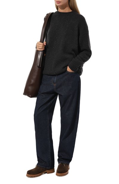 Замшевые ботинки KITON темно-коричневого цвета по цене 93300 руб., арт. D56810NX0603, фото 2 Замшевые ботинки KITON, арт. D56810NX0603, фото 2