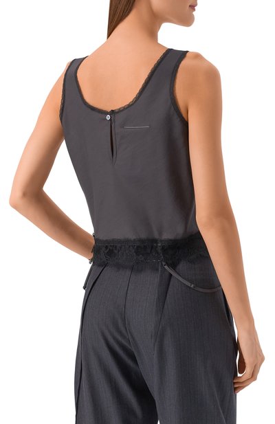 Топ из вискозы и хлопка MM6, арт. S52NC0357/M35731, фото 4