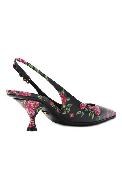 Кожа ные туфли lollo 60 DOLCE & GABBANA, арт. CG1033/AZ046, фото 5