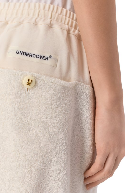 Хлопковые брюки Undercover UP1F1511 Кремовый  UP1F1511 Фото 5