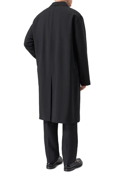 Шерстяное пальто JIL SANDER черного цвета по цене 357500 руб., арт. J22SW0097/J41444, фото 4 Шерстяное пальто JIL SANDER, арт. J22SW0097/J41444, фото 4