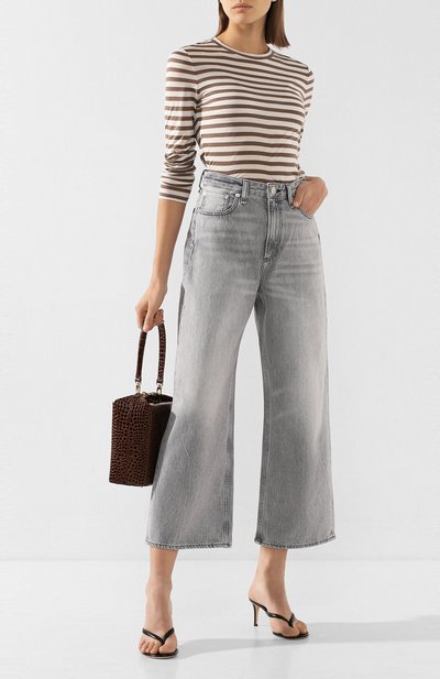 Джинсы RAG AND BONE серого цвета по цене 27250 руб., арт. WDD19H2646D3PL, фото 2 Джинсы RAG AND BONE, арт. WDD19H2646D3PL, фото 2