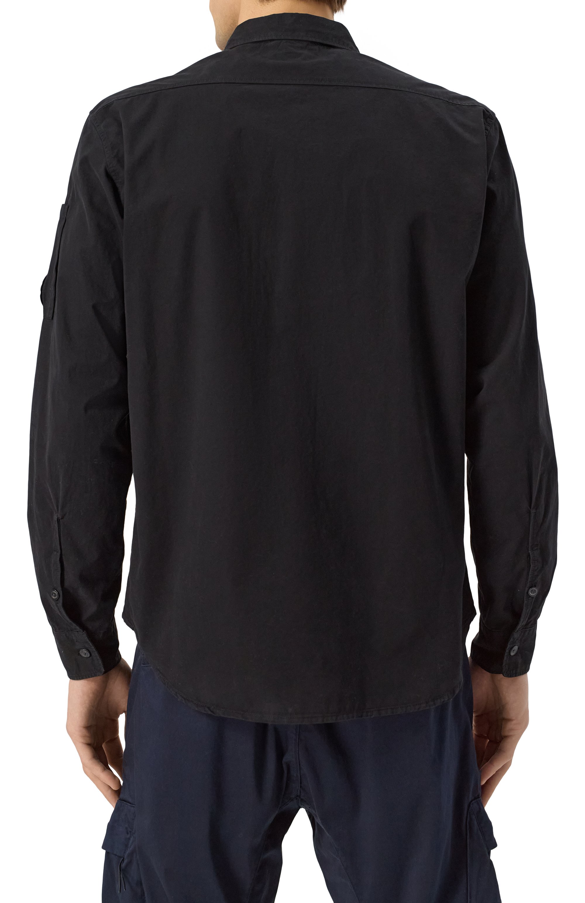 Хлопковая рубашка C.P. COMPANY, арт. 18CMSH140A110143G, фото 4