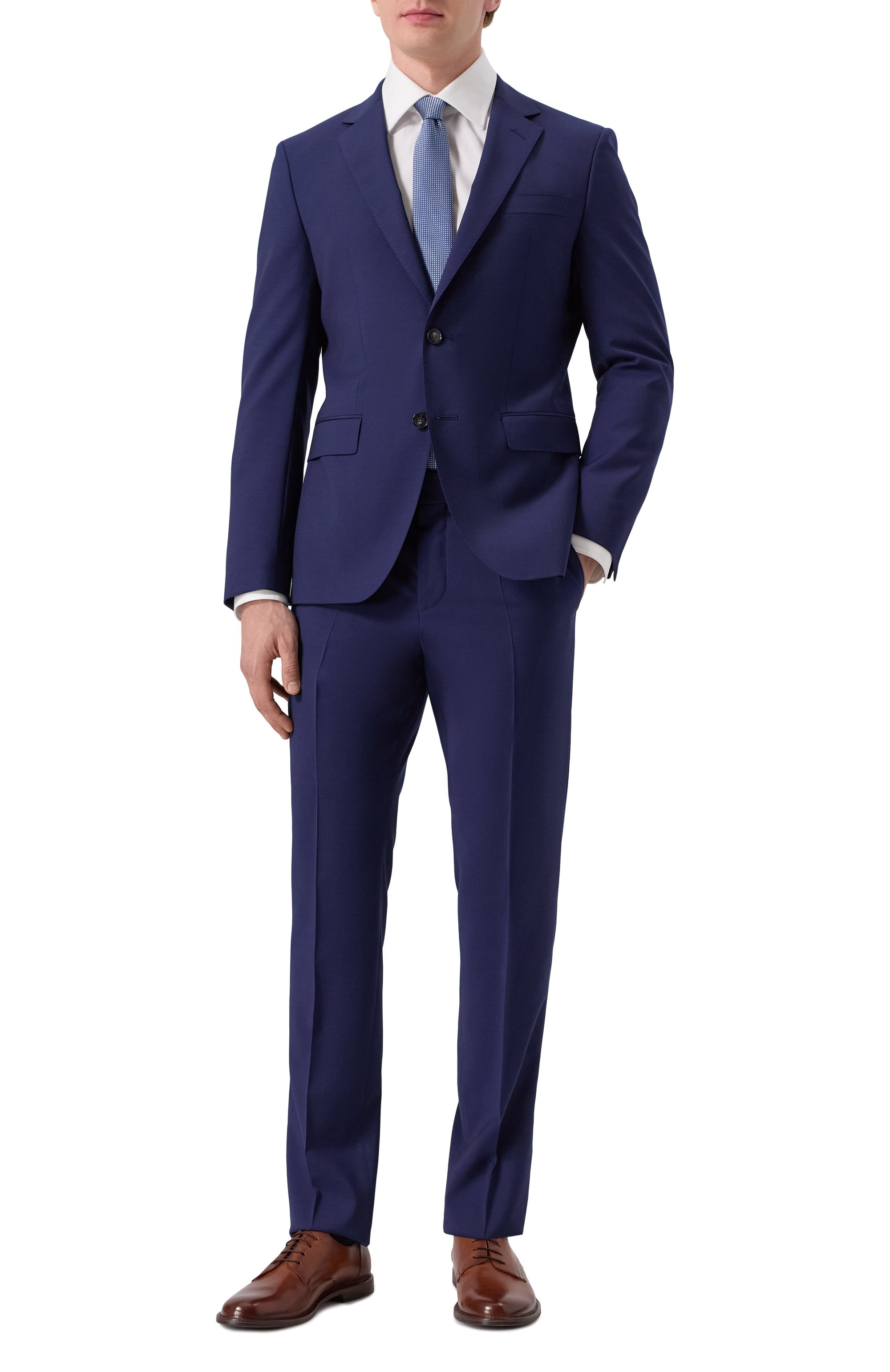 Шерстяные брюки BOSS, арт. 50537573, фото 2