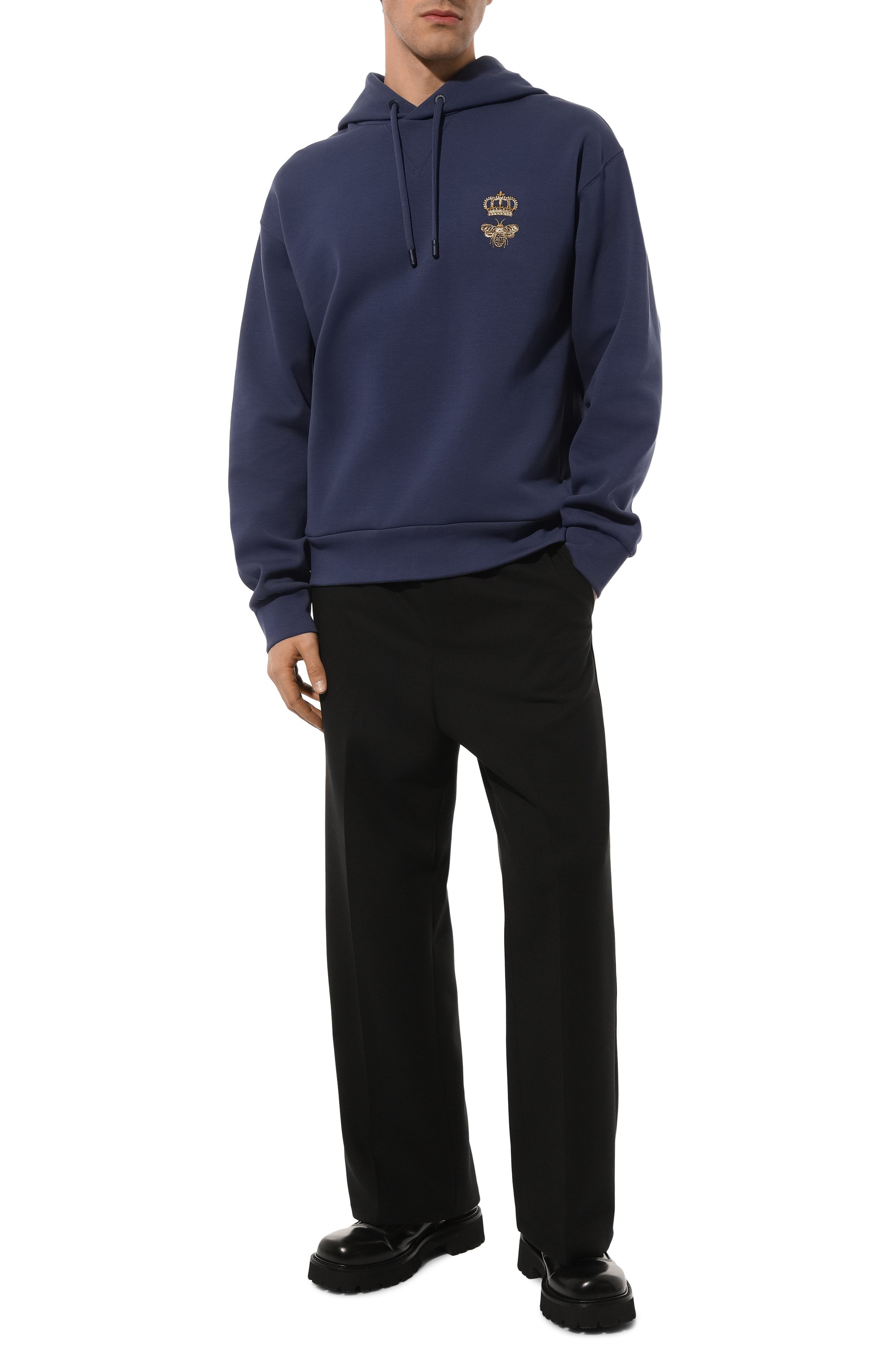 Хлопковое худи DOLCE & GABBANA, арт. G9ACJZ/HU7H9, фото 2