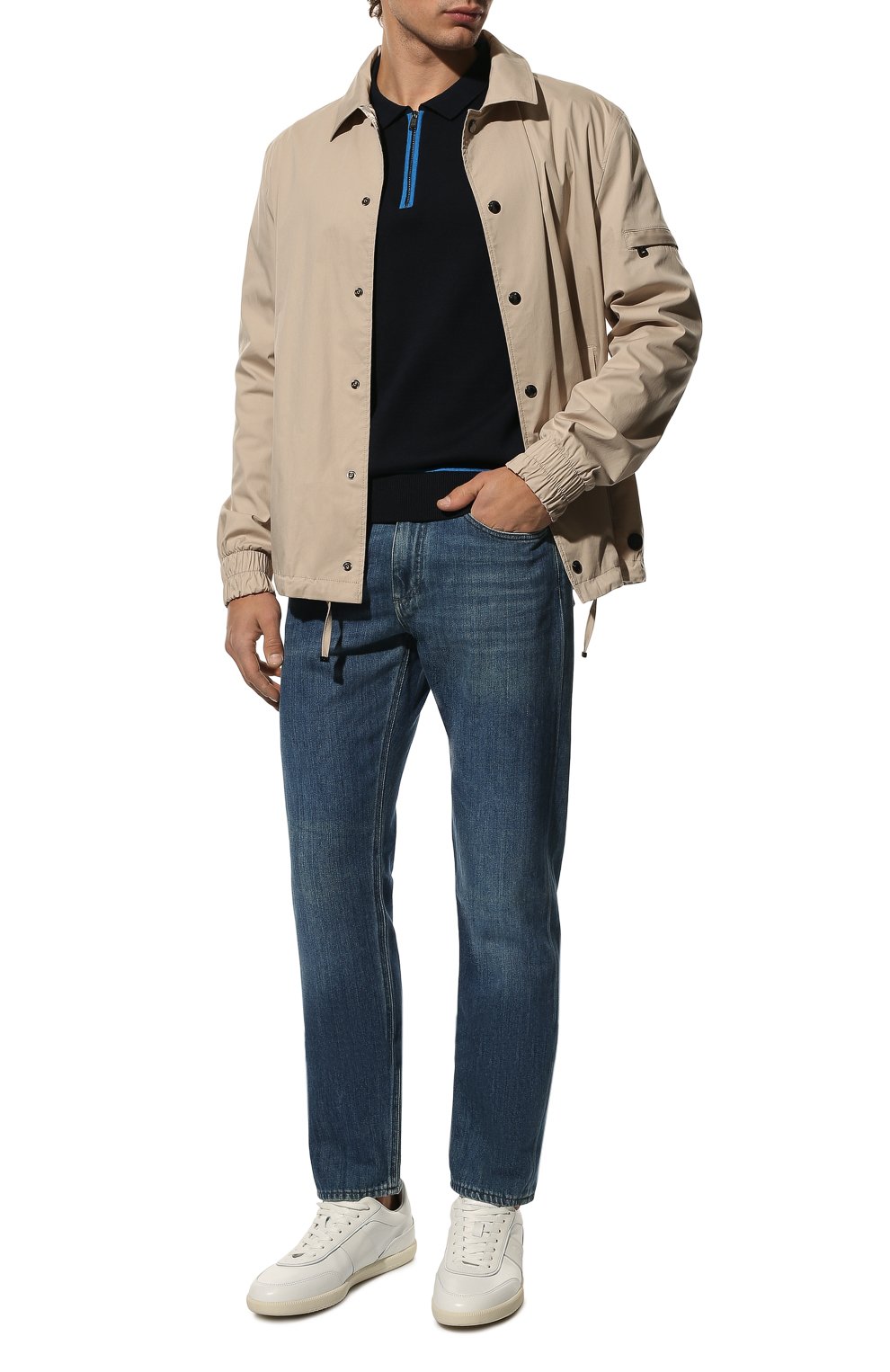 Хлопковое поло BOSS, арт. 50466558, фото 2