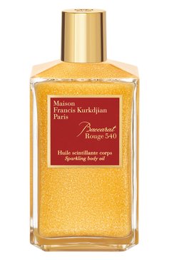 Мерцающее масло для тела baccarat rouge 540 (200ml) MAISON FRANCIS KURKDJIAN бесцветного цвета, арт. RA971261 | Фото 1 (Назначение: Для тела; Региональные ограничения белый список (Axapta Mercury): Не проставлено; Тип продукта: Масла; Нос: Не проставлено)