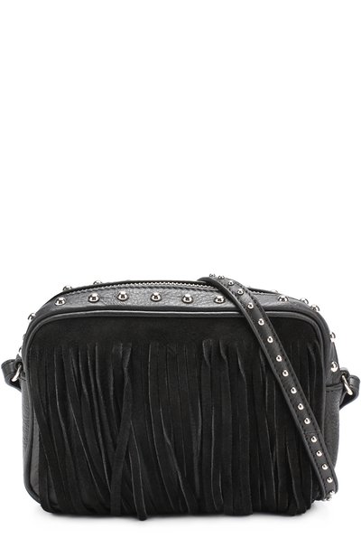 Кожаная сумка с бахромой и заклепками DESIGNERS, REMIX GIRLS, арт. 13437, фото 4