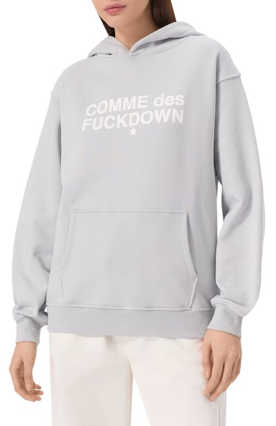 Хлопковое худи COMME DES FUCKDOWN, арт. CFABW01205, фото 3