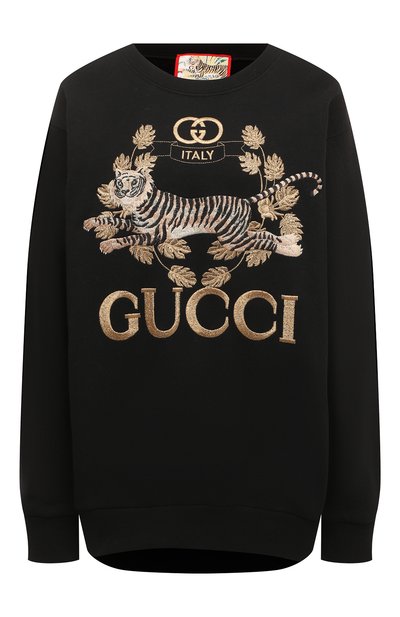 Женский хлопковый свитшот GUCCI, арт. 617964/XJD4I