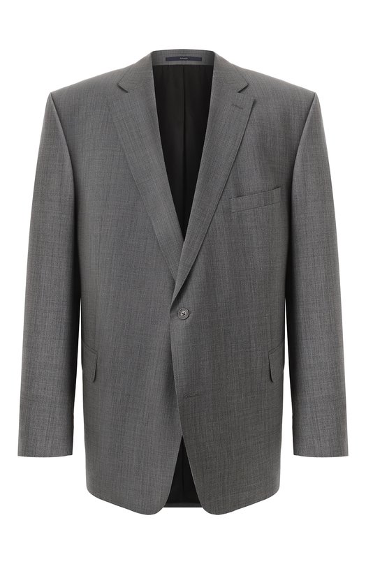 Шерстяной костюм Eduard Dressler Серый, фото 2