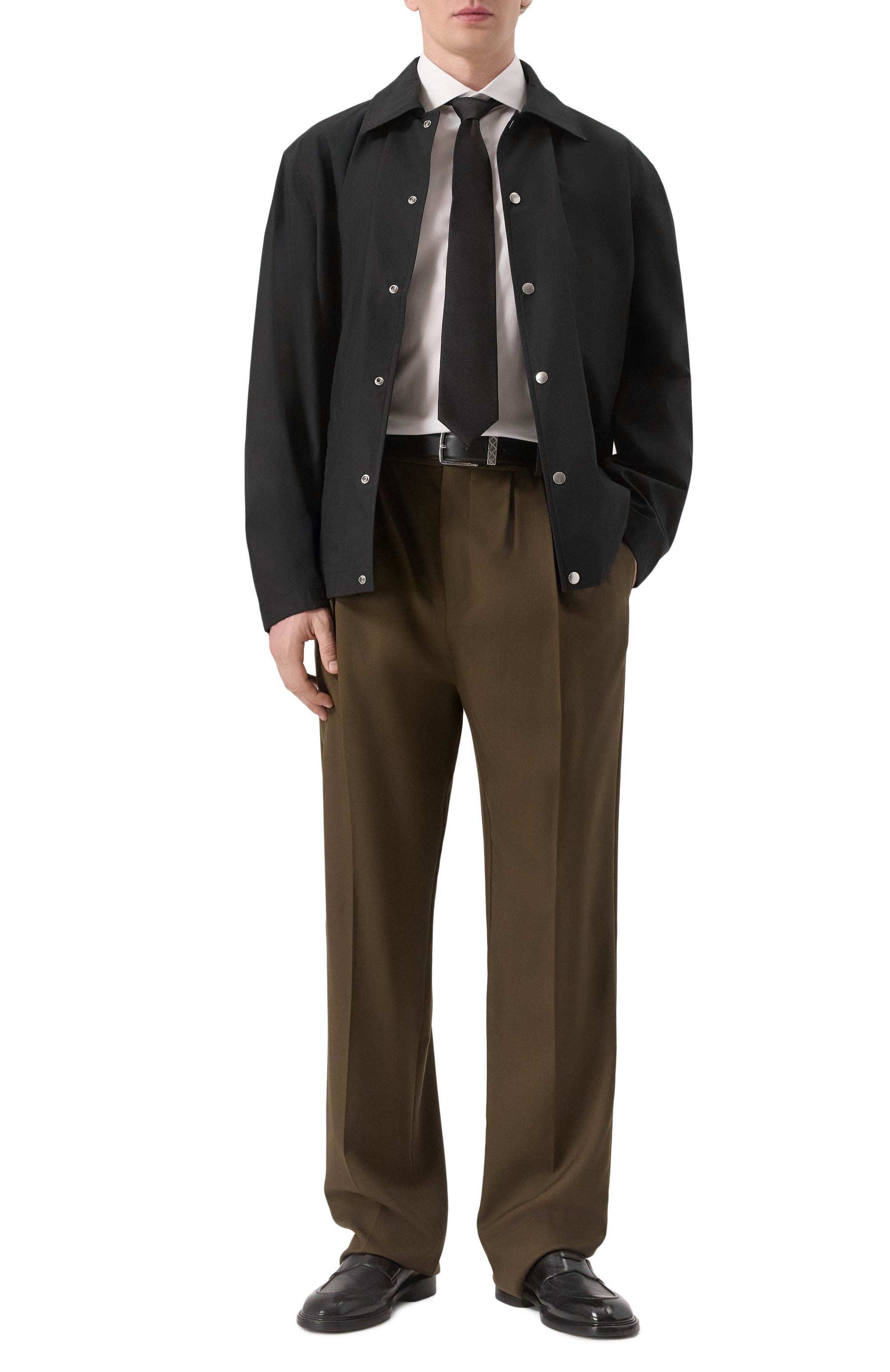 Шерстяные брюки SAINT LAURENT, арт. 815813/Y405W, фото 2