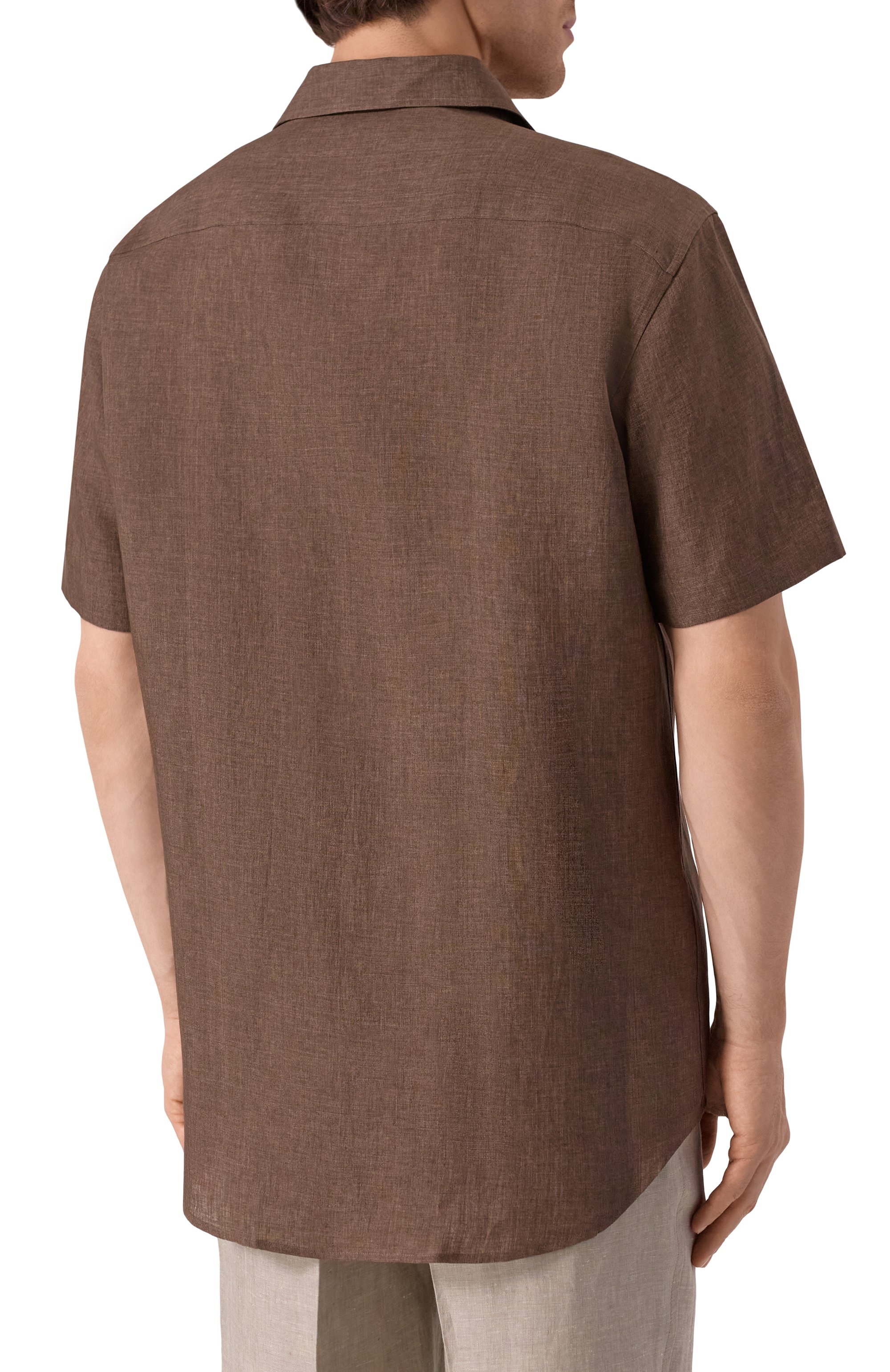 Льняная рубашка BRIONI, арт. SCFH0L-P9111, фото 4