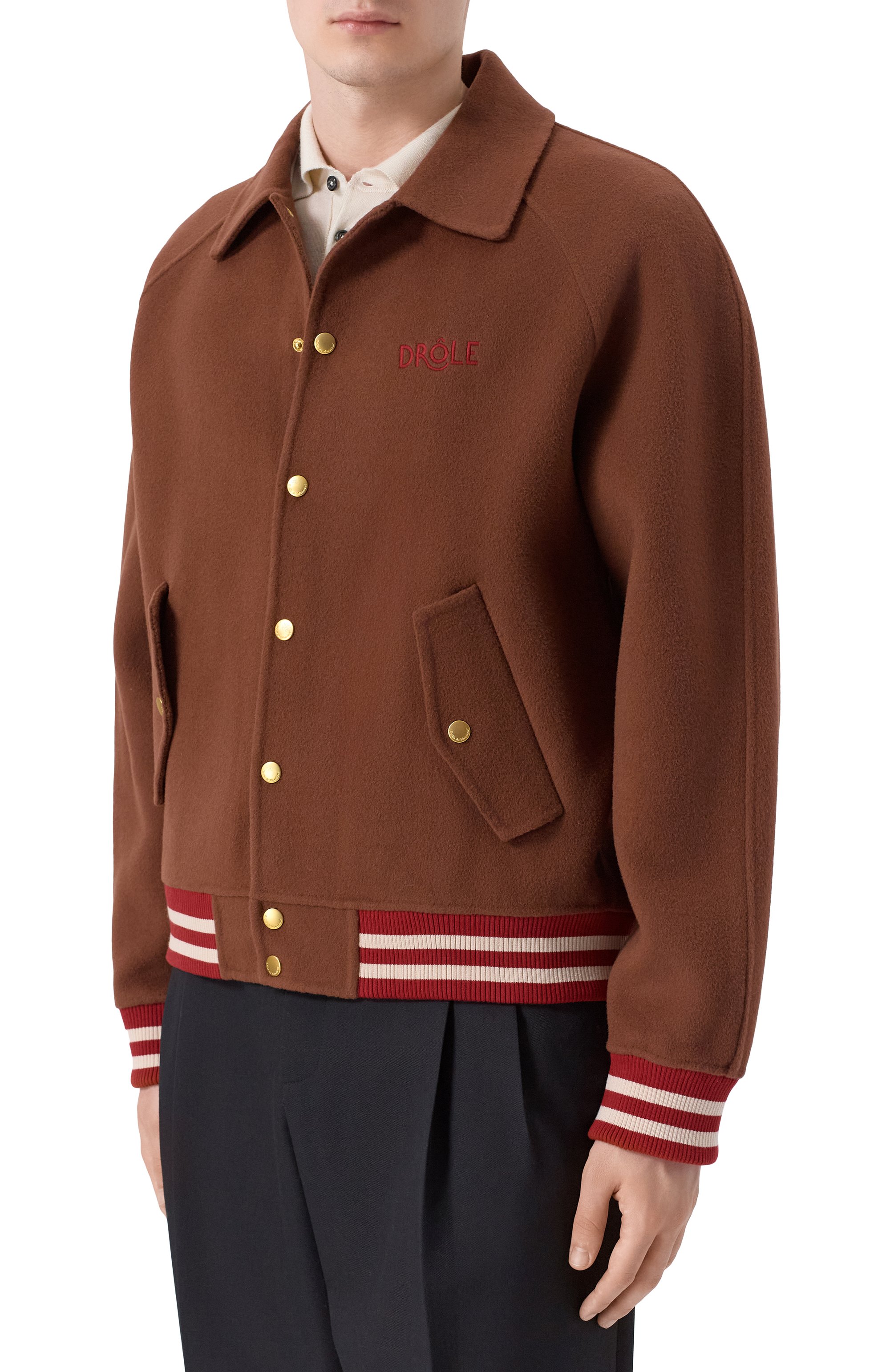 Шерстяной бомбер DROLE DE MONSIEUR, арт. J-JT262-W0031-CH0, фото 3