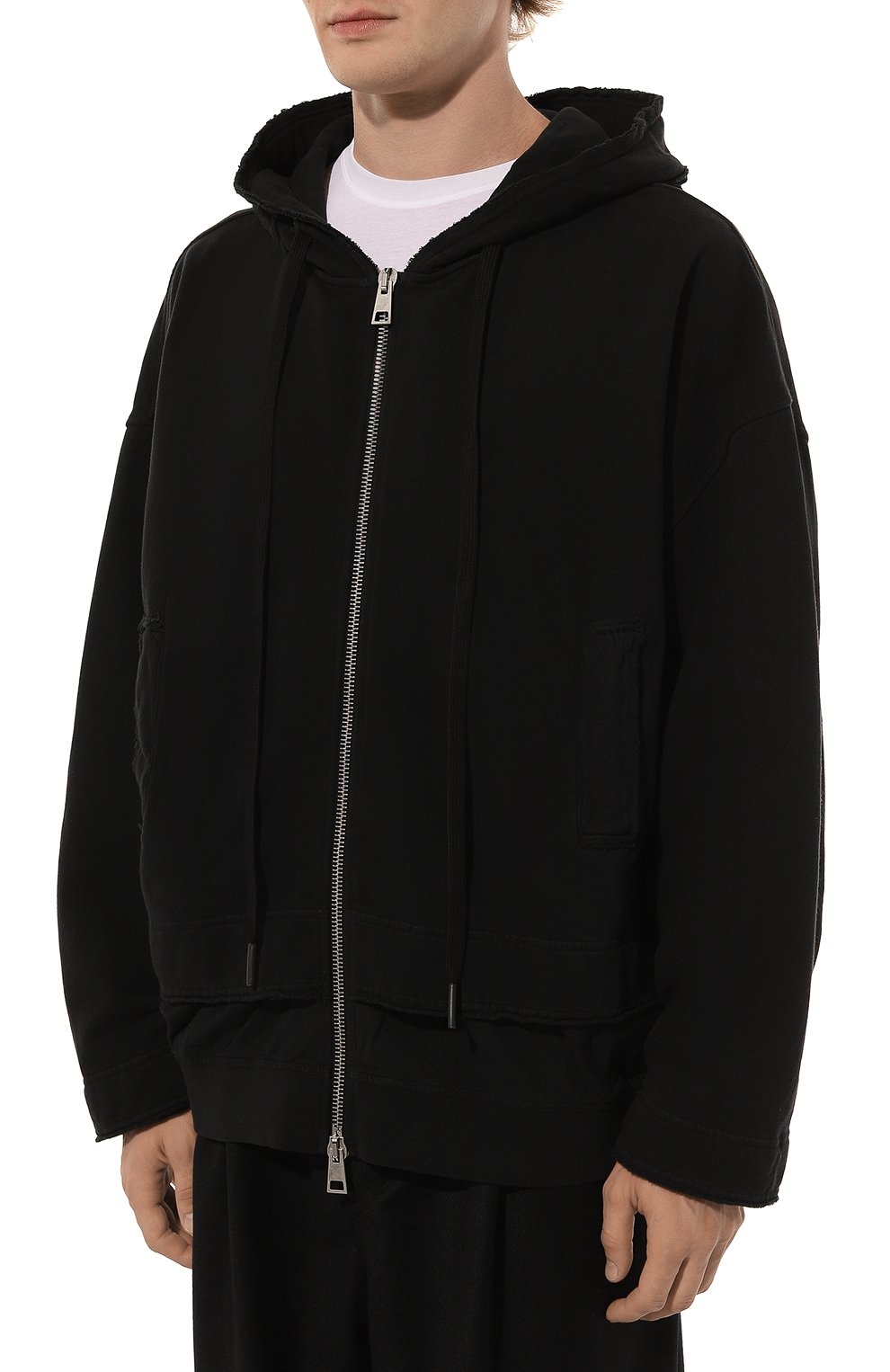 Хлопковая толстовка ANDREA YA'AQOV, арт. 24MFEP01, фото 3