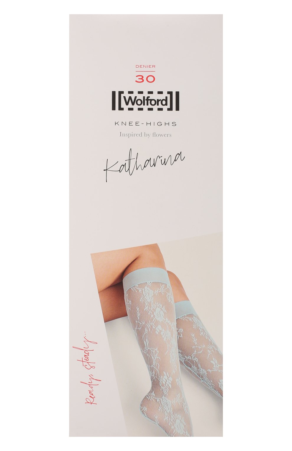 Гольфы katharina WOLFORD голубого цвета по цене 3360 руб., арт. 31568, фото 1 Гольфы katharina WOLFORD, арт. 31568, фото 1