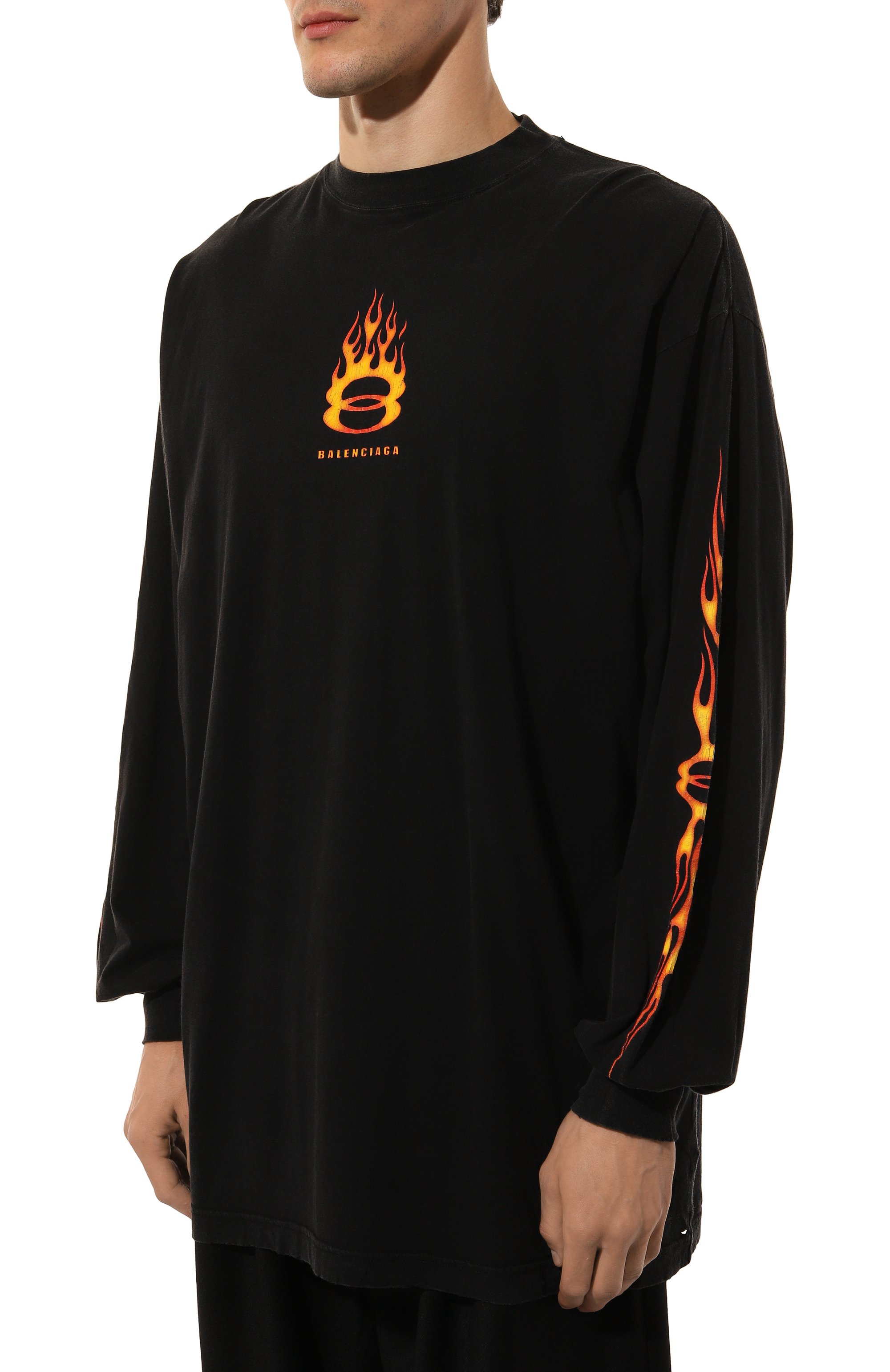 Хлопковый лонгслив BALENCIAGA, арт. 796917/TQVW6, фото 3