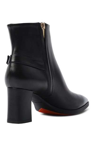 Кожаные ботильоны SANTONI черного цвета по цене 118000 руб., арт. WTEG71846PC4NVGB, фото 5 Кожаные ботильоны SANTONI, арт. WTEG71846PC4NVGB, фото 5