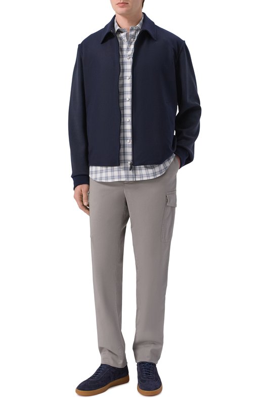 Рубашка из хлопка и кашемира MVST M0RBIDA_SP0RT/ALBERT0/SP0RT/542-C0TT0N/CASHMERE Разноцветный  M0RBIDA_SP0RT/ALBERT0/SP0RT/542-C0TT0N/CASHMERE Фото 2