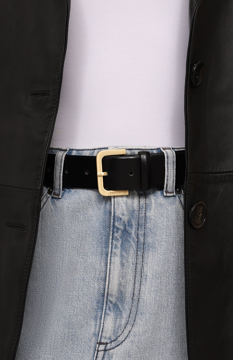 Кожаный ремень HUGO, арт. 50471316, фото 2