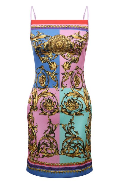Женское платье VERSACE JEANS COUTURE, арт. 72HA0936-72DP936 PLACED ENV SATIN PANEL GARLAND/NS