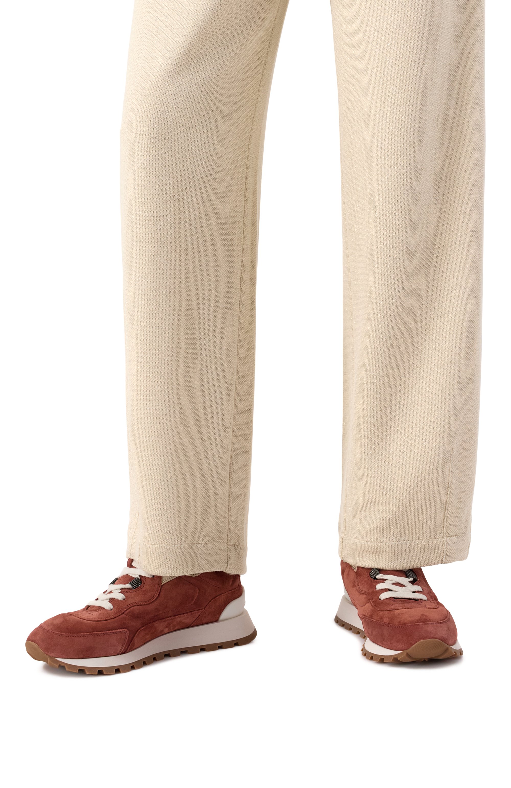 Замшевые кроссовки BRUNELLO CUCINELLI, арт. MZSFG3027P, фото 2