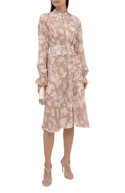 Платье из вискозы DSQUARED2 бежевого цвета по цене 106500 руб., арт. S72CV0271/S54264, фото 2 Платье из вискозы DSQUARED2, арт. S72CV0271/S54264, фото 2