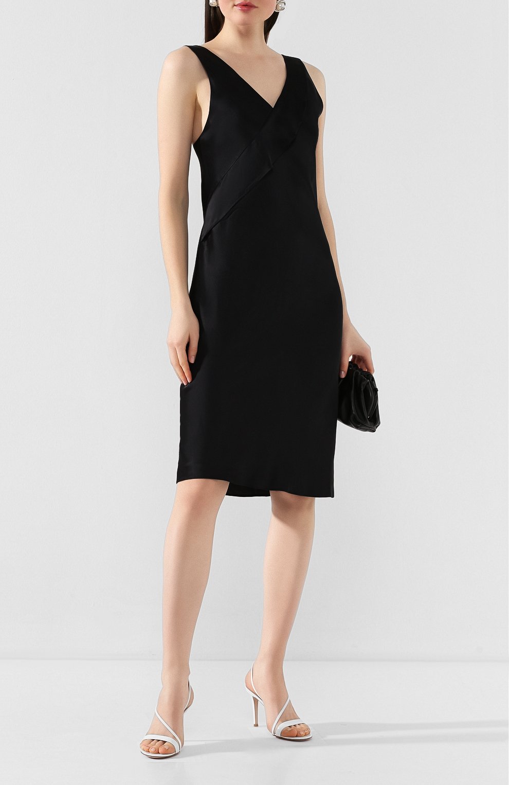 Атласное платье HELMUT LANG, арт. K01HW605, фото 2