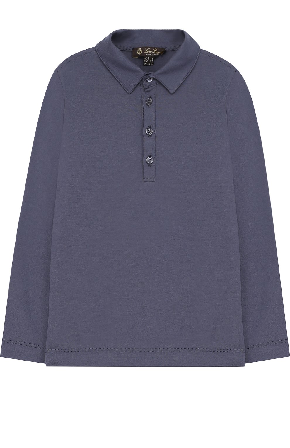Хлопковое поло с логотипом бренда LORO PIANA, арт. FAG3926, фото 1
