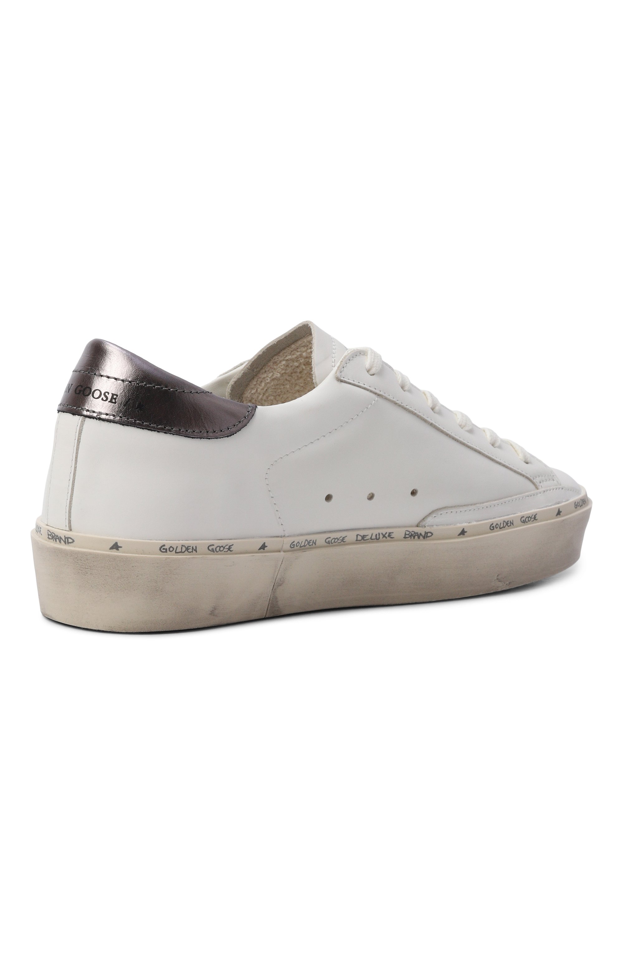 Кожаные кеды hi star GOLDEN GOOSE DELUXE BRAND, арт. GWF00118.F007865, фото 5