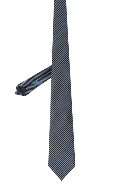 Шелковый галстук GIORGIO ARMANI синего цвета по цене 21500 руб., арт. 360054/3R906, фото 3 Шелковый галстук GIORGIO ARMANI, арт. 360054/3R906, фото 3