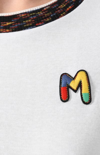 Хлопковая футболка M MISSONI, арт. 2DL00025/2J002C, фото 5