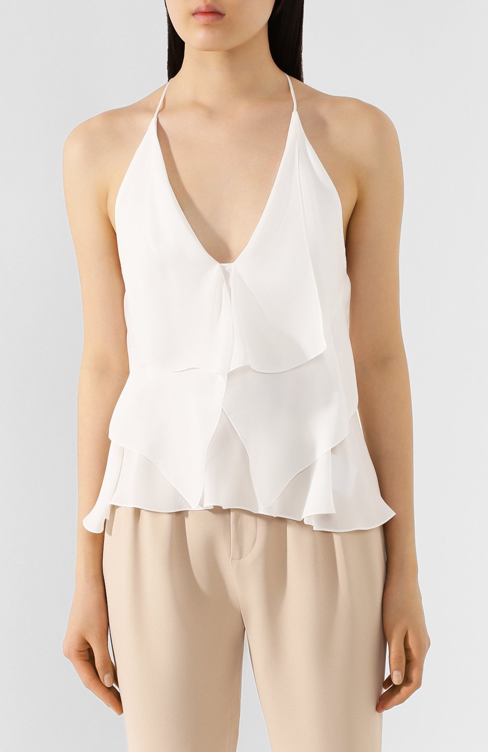 Шелковый топ ROLAND MOURET, арт. SS20/S0790/F0448, фото 3