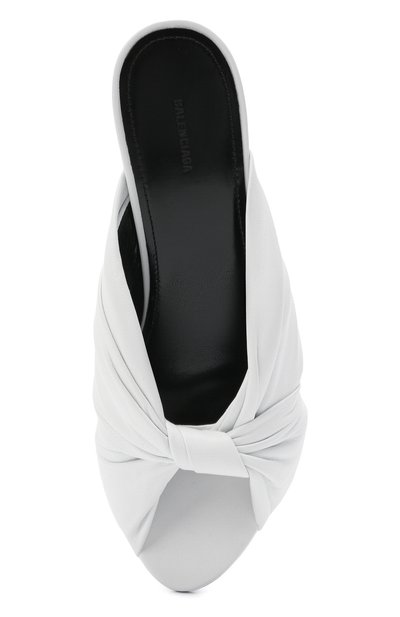 Кожаные мюли drapy BALENCIAGA, арт. 617574/WA2M0, фото 5