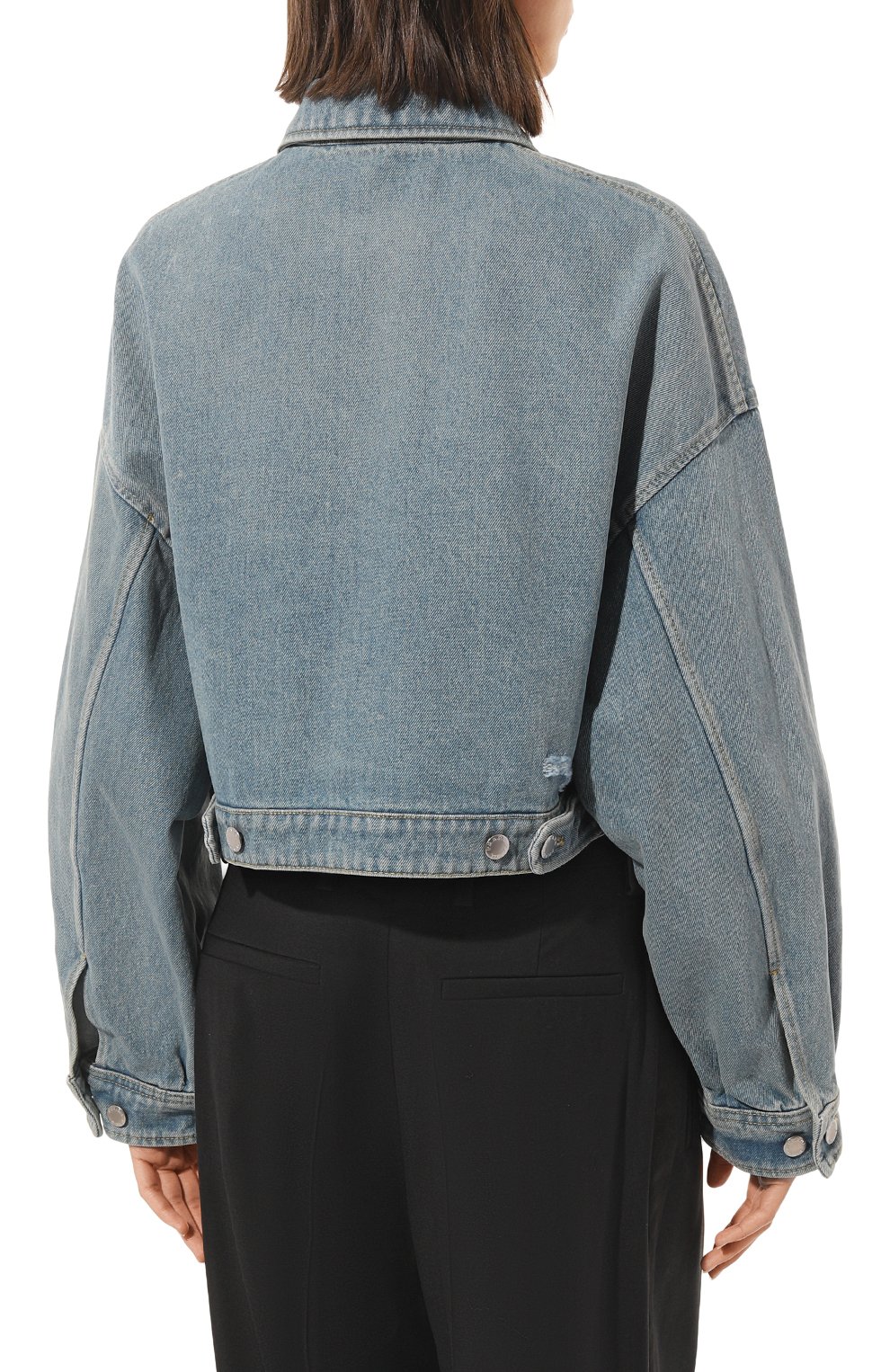 Джинсовая куртка PRADA, арт. GFB279-1ZAB-F0008-212, фото 4