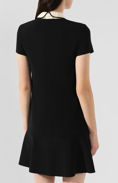 Платье REDVALENTINO черно-белого цвета по цене 55150 руб., арт. TR3VAL90/4SJ, фото 4 Платье REDVALENTINO, арт. TR3VAL90/4SJ, фото 4