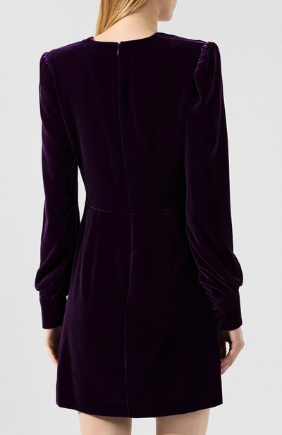 Бархатное платье TOM FORD фиолетового цвета по цене 459500 руб., арт. AB2635-FAX074, фото 4 Бархатное платье TOM FORD, арт. AB2635-FAX074, фото 4