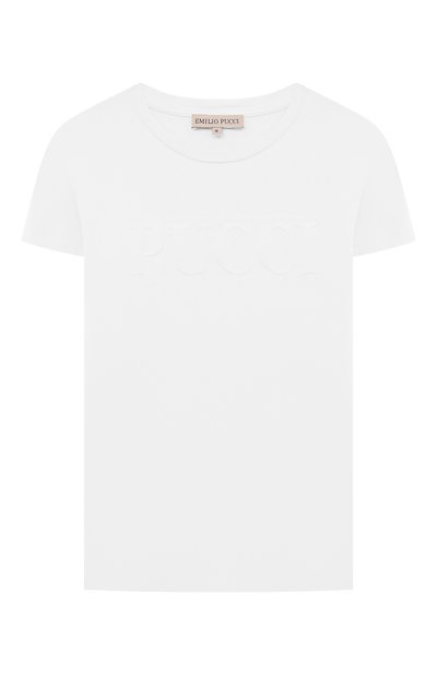 Хлопковая футболка EMILIO PUCCI, арт. 9Q8121, фото 1