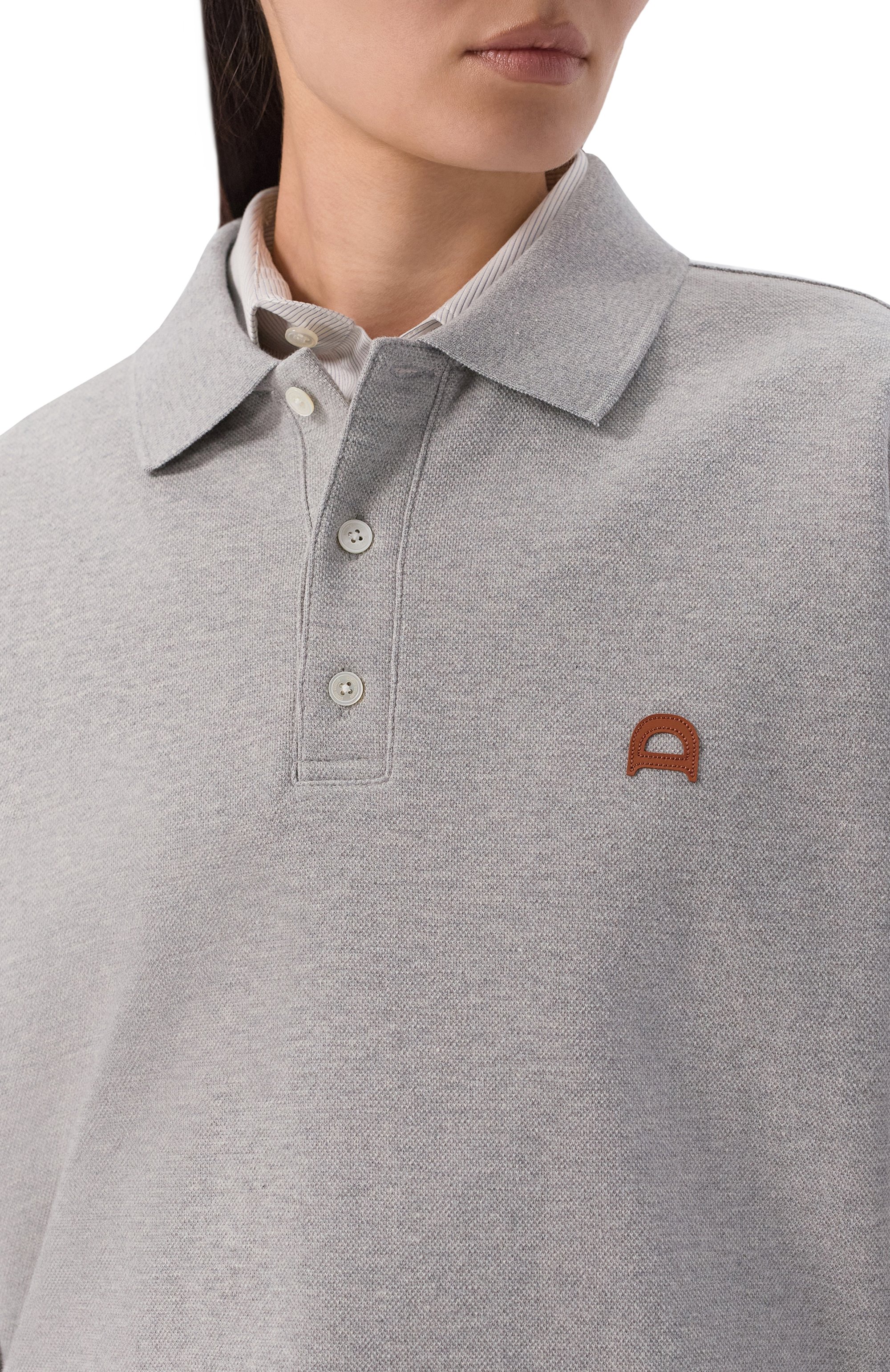 Хлопковое поло DUNST, арт. UDTS6A110G2, фото 5