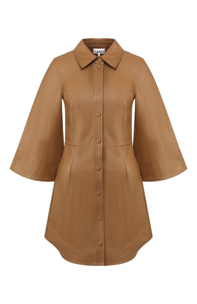 Кожаное платье GANNI, арт. F3879, фото 1