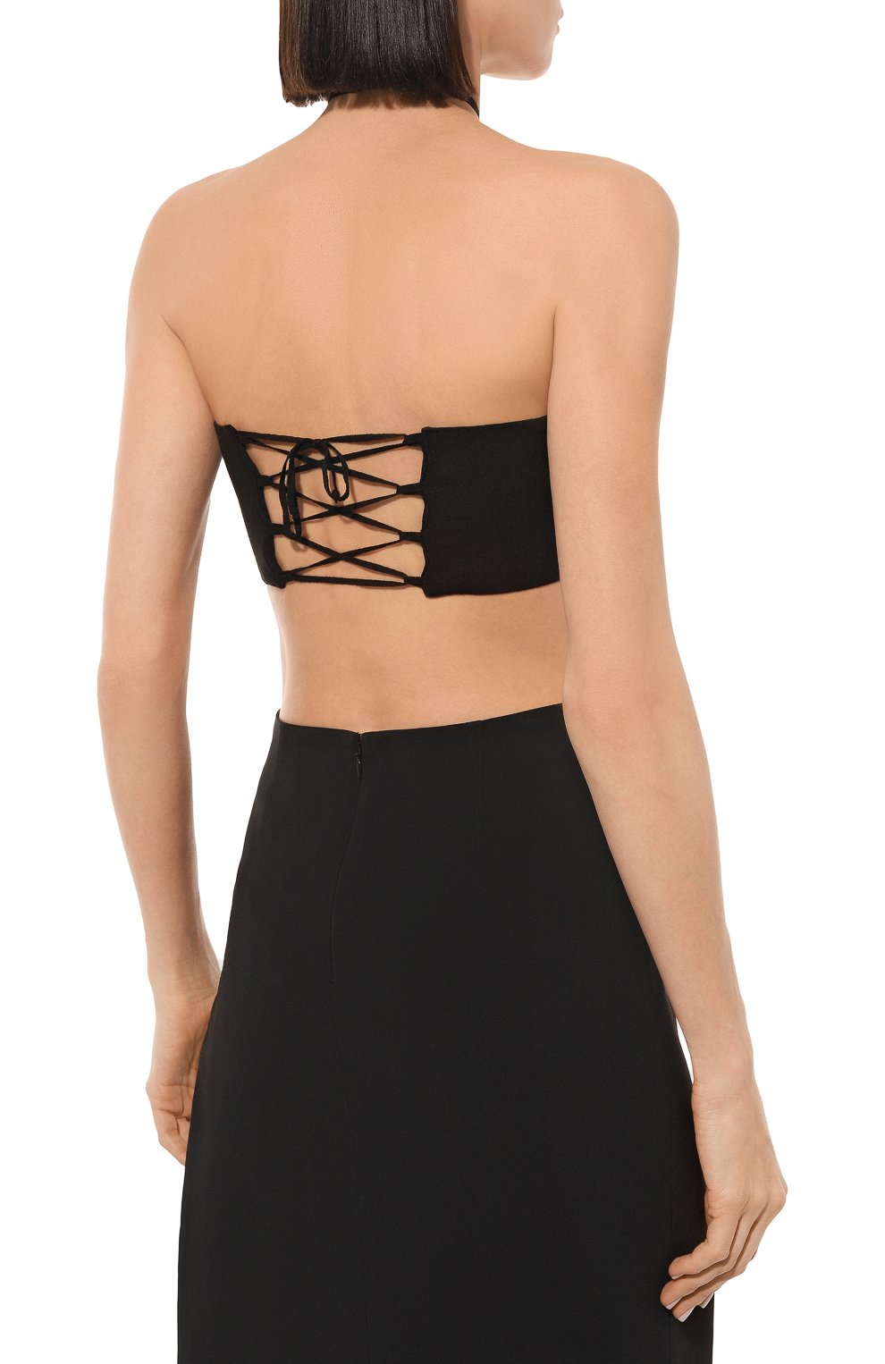 Топ ANDREADAMO черного цвета по цене 31700 руб., арт. ADPS23T015947473, фото 4 Топ ANDREADAMO, арт. ADPS23T015947473, фото 4