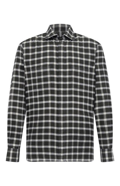 Мужская хлопковая рубашка ZILLI, арт. SP0D01M010013168Q