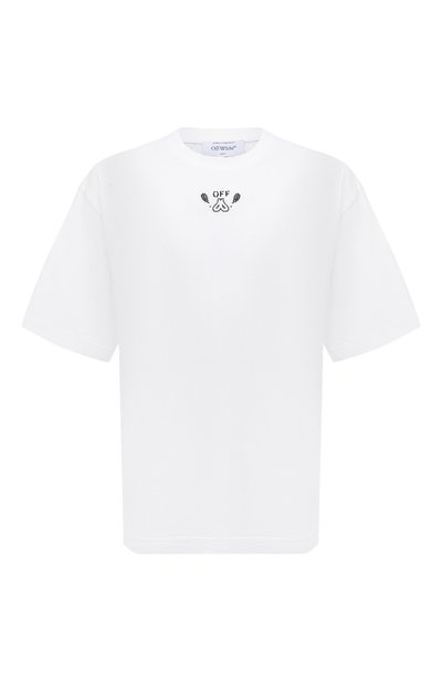 Мужская хлопковая футболка OFF-WHITE, арт. 0MAA120S24JER003