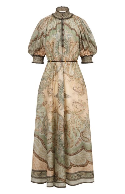 Женское шелковое платье ZIMMERMANN, арт. 5581DRS262