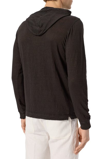 Льняной лонгслив-хенли 120% LINO, арт. 32ALIM7553/E908/S00, фото 4