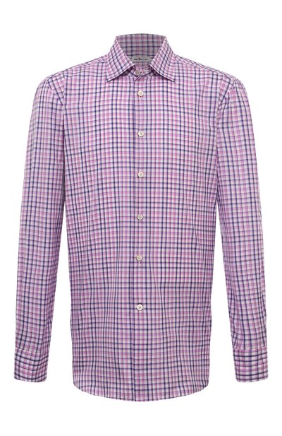 Мужская хлопковая рубашка KITON, арт. UCIH08879