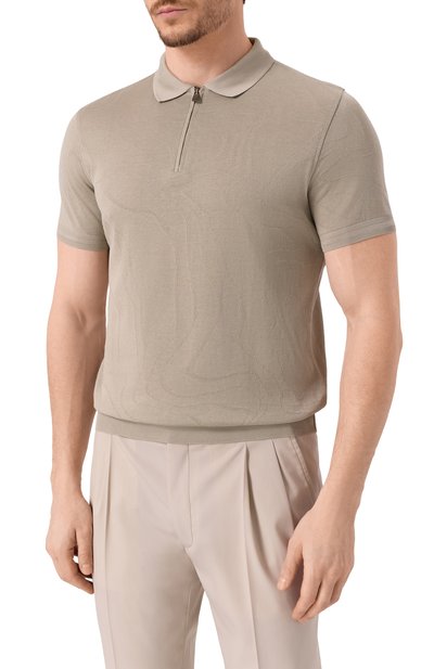 Хлопковое поло CORNELIANI, арт. 25G520-2525009, фото 3