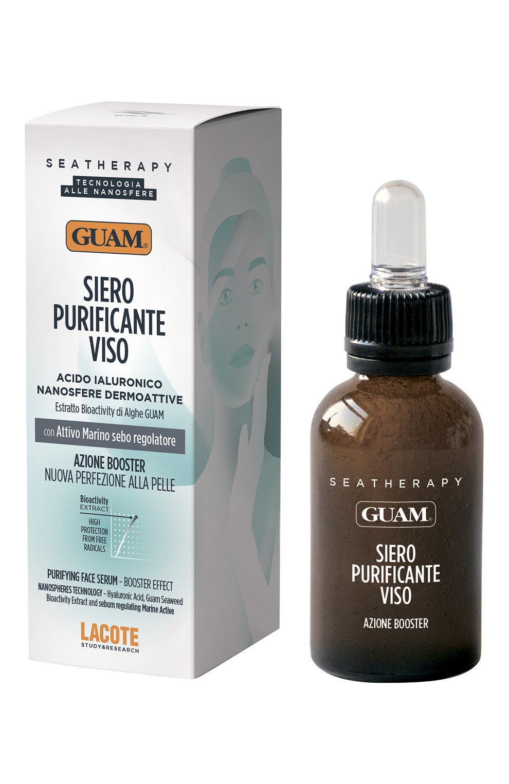Себорегулирующая сыворотка для лица seatherapy (30ml) GUAM, арт. 8025021251486, фото 2